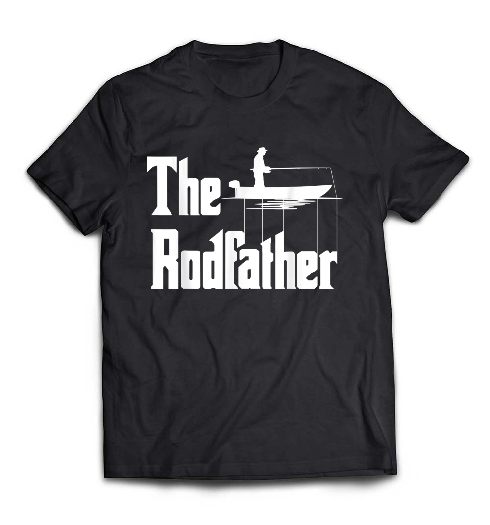 The Rodfather T-Shirt – A Hilarious Gift for Fishing Enthusiasts